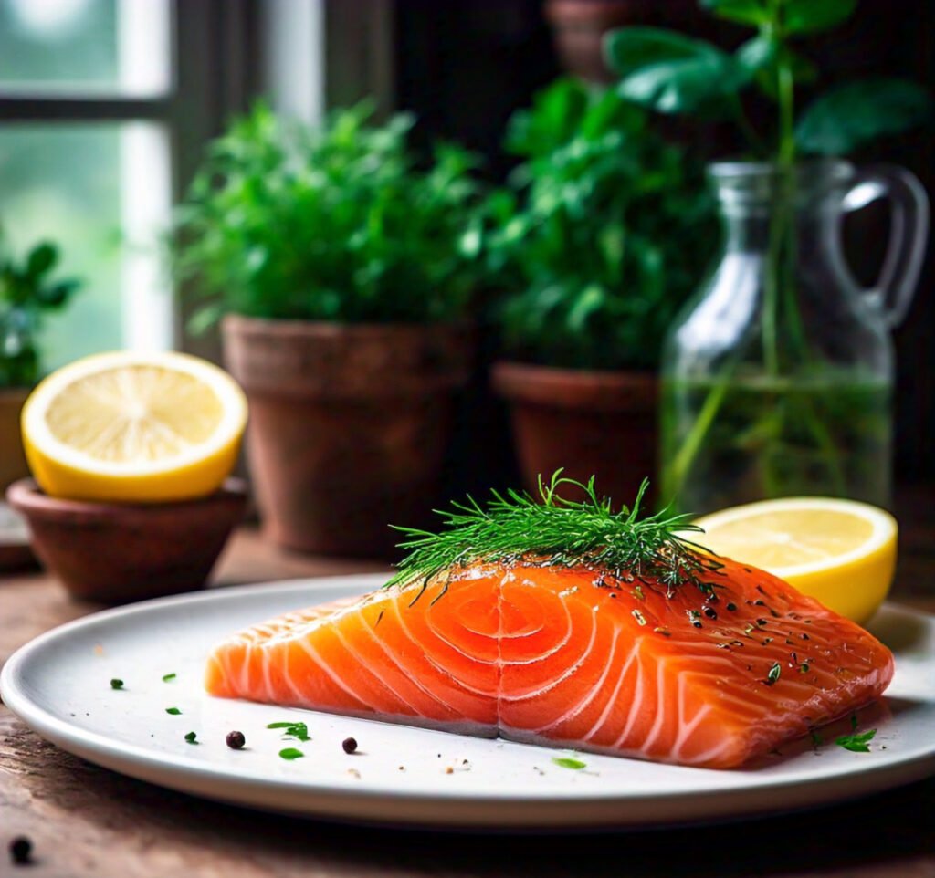 طريقة طبخ سمك السلمون