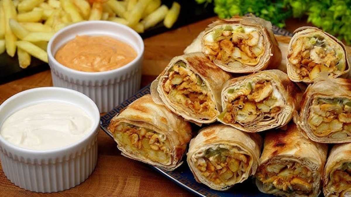 طريقة عمل ثومية الشاورما