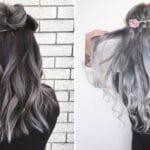 صبغة شعر رمادي ثلجي