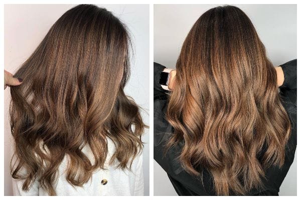 صبغة شعر بني