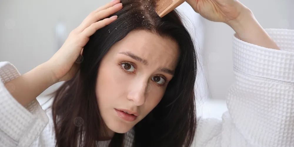 علاج قشرة الشعر