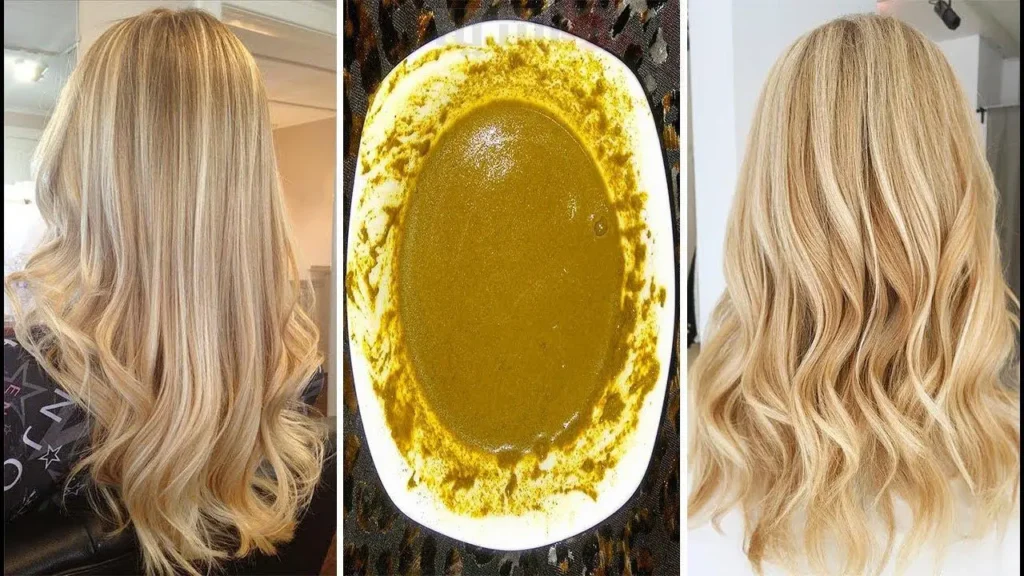 صبغة شعر ذهبي