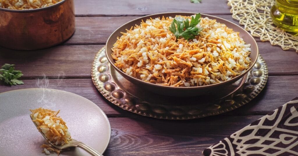 طريقة طبخ شعيرية الأرز