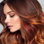 صبغة شعر كستنائي