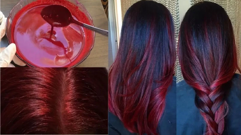 صبغة شعر حمرا طبيعية: وصفات للحصول على لون جريء 2 صبغة شعر حمرا