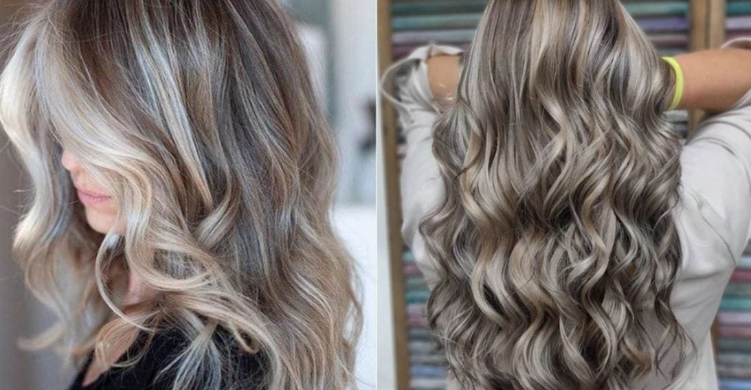 صبغة شعر رمادي ثلجي