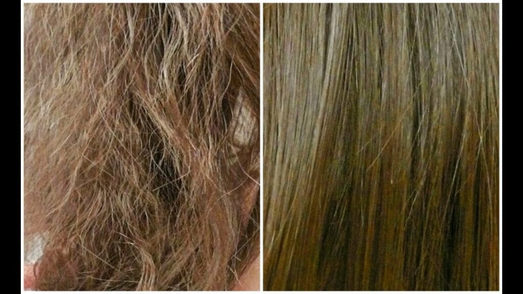 علاج الشعر الجاف
